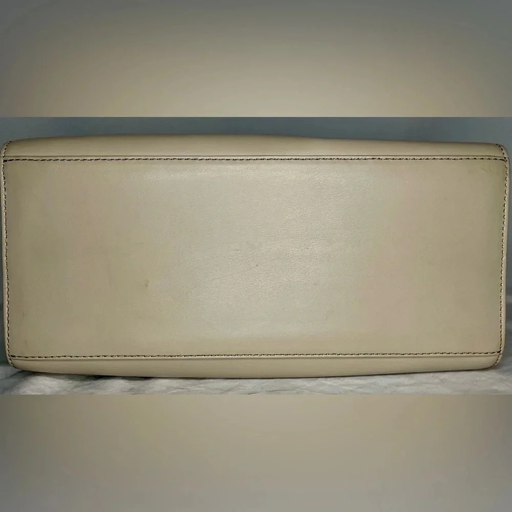 KS238263 Kate Spade Parker Street Allena Tan Leather Suede Satchel - Picture 4 of 8